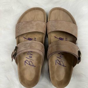 Blowfish rose gold Marge sandals